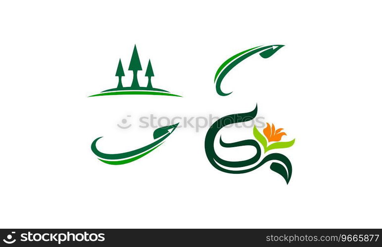 Leaf Template Vector Set