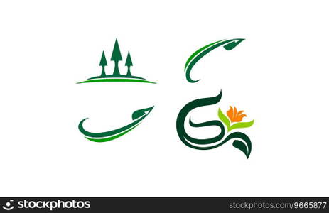Leaf Template Vector Set