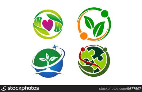 Leaf Template Vector Set