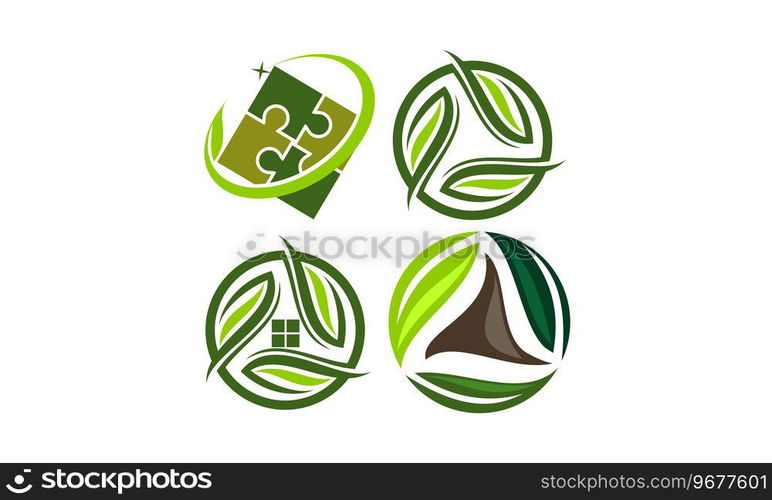 Leaf Template Vector Set
