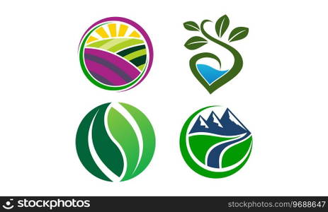 Leaf Template Vector Set