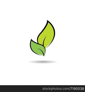 Leaf vector icon illustration design