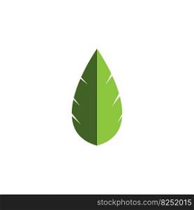 leaf vector icon illustration logo design