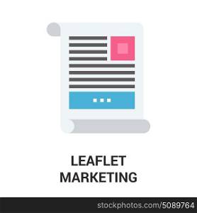 leaflet promo icon. Modern flat vector illustration icon design concept. Icon for mobile and web graphics. Flat symbol, logo creative concept. Simple and clean flat pictogram, 64X64 pixel perfect