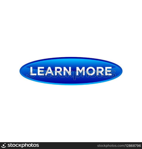 learn more button website vector template