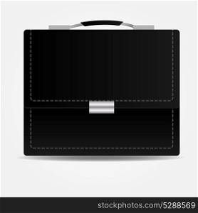 Leather brief case icon.Vector illustration