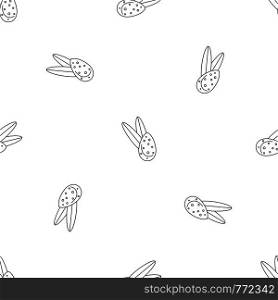 Leaves almond pattern seamless vector repeat geometric for any web design. Leaves almond pattern seamless vector
