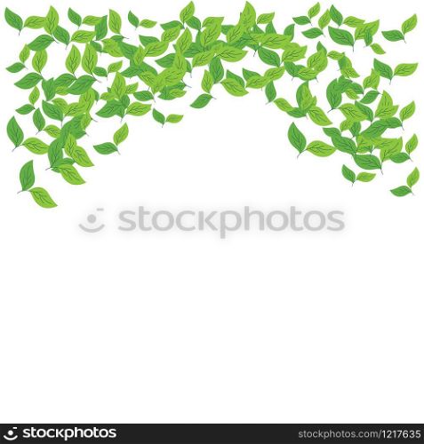 leaves background pattern vector illustration