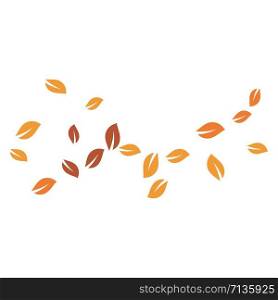 leaves background pattern vector illustration