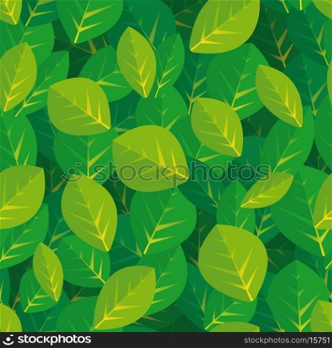Leaves background / seamless pattern