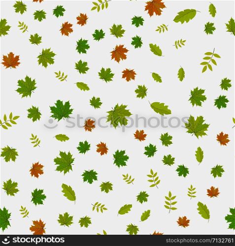 Leaves pattern. For fabric, baby clothes, background, textile, wrapping paper and other decoration. Vector seamless pattern EPS 10. Leaves pattern. For fabric, baby clothes, background, textile, wrapping paper and other decoration. Repeating editable vector pattern. EPS 10