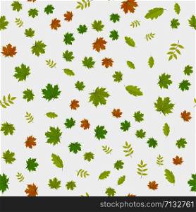 Leaves pattern. For fabric, baby clothes, background, textile, wrapping paper and other decoration. Vector seamless pattern EPS 10. Leaves pattern. For fabric, baby clothes, background, textile, wrapping paper and other decoration. Repeating editable vector pattern. EPS 10
