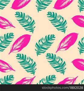 leaves repeat pattern template. seamless textile background template
