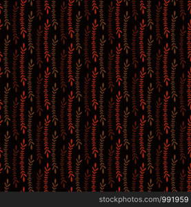 Leaves seamless pattern. Autumn background. Vertical leaves pattern. Autumn print for wrapping, textile, wallpaper design. Leaves seamless pattern. Autumn background. Vertical leaves pattern. Autumn print for wrapping, textile, wallpaper design.