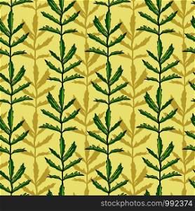 Leaves seamless pattern. Nature background. Green leaves pattern print. Can be used for wrapping, textile, wallpaper design. Leaves seamless pattern. Nature background. Green leaves pattern print. Can be used for wrapping, textile, wallpaper design.