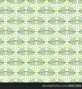 Leaves seamless pattern. Nature background. Tropical leaves pattern. Green summer print for wrapping, textile, wallpaper design. Leaves seamless pattern. Nature background. Tropical leaves pattern. Green summer print for wrapping, textile, wallpaper design.