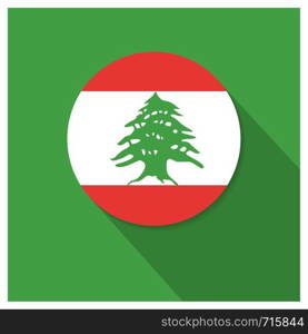 Lebanon Independence day design vector