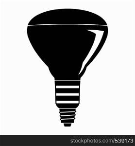 LED bulb icon in simple style on a white background. LED bulb icon, simple style