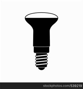 LED bulb icon in simple style on a white background. LED bulb icon, simple style