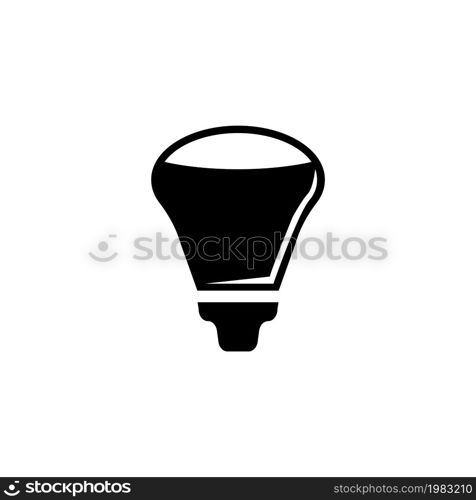 Led Light Bulb, Diode Eco Lamp, Lightbulb. Flat Vector Icon illustration. Simple black symbol on white background. Led Light Bulb, Diode Eco Lamp sign design template for web and mobile UI element. Led Light Bulb, Diode Eco Lamp, Lightbulb. Flat Vector Icon illustration. Simple black symbol on white background. Led Light Bulb, Diode Eco Lamp sign design template for web and mobile UI element.