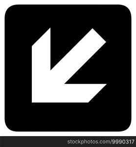 Left and Down Arrow