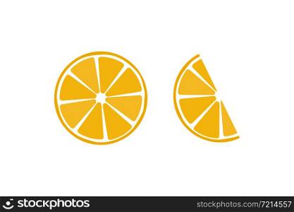 Lemon fruit icon symbol. Vector eps10 illustration
