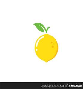lemon  fruit  vector  illustration concept  design template