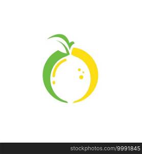 lemon  fruit  vector  illustration concept  design template