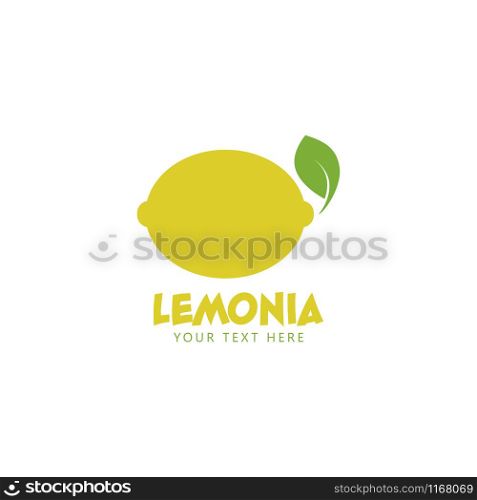 Lemon graphic design template vector isolated illustration