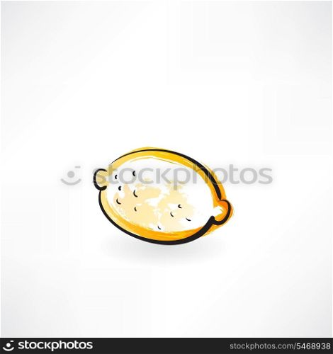 lemon grunge icon
