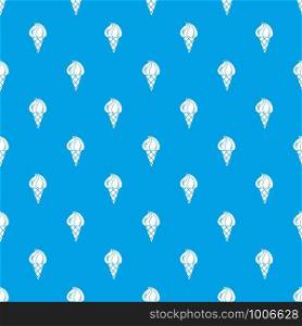 Lemon ice cream pattern vector seamless blue repeat for any use. Lemon ice cream pattern vector seamless blue