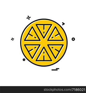 Lemon icon design vector