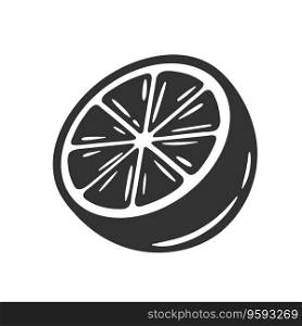 Lemon icons isolated on white background vector image