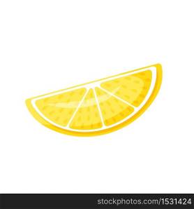 Lemon slice cartoon vector illustration. Fresh tropical sour juicy fruit flat color object. Product rich of vitamin C. Healthy foodstuff. Culinary ingredient isolated on white background . ZIP file contains: EPS, JPG. If you are interested in custom design or want to make some adjustments to purchase the product, don&rsquo;t hesitate to contact us! bsd@bsdartfactory.com. Lemon slice cartoon illustration