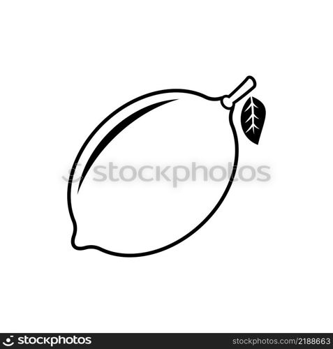 Lemonade fruit icon vector design templates on white background