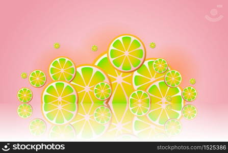 lemonade Vector background for banner, poster, flyer