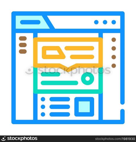 lending financial technology color icon vector. lending financial technology sign. isolated symbol illustration. lending financial technology color icon vector illustration