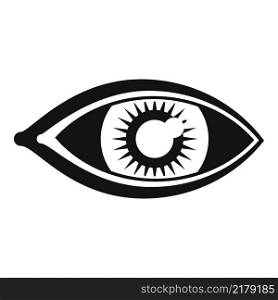 Lens eye icon simple vector. Vision look. Human optical. Lens eye icon simple vector. Vision look