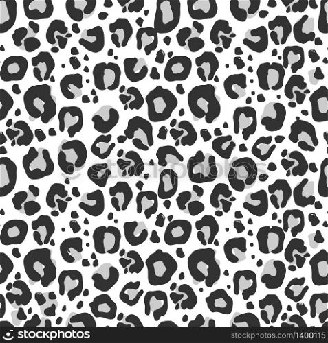 Leopard grey pattern design, vector illustration background for wallpapers, textile, print and web. Leopard pattern design, vector illustration background