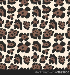 Leopard pattern. Seamless vector background for design. Leopard pattern. Seamless vector background
