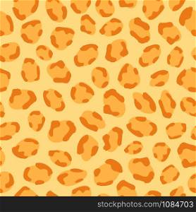Leopard seamless pattern background. Animal retro design clothing print. Vector illustration.. Leopard seamless pattern background. Animal retro design clothing print. Vector illustration