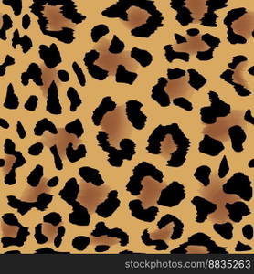 Leopard skin pattern vector image