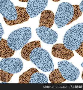 Leopard skin seamless pattern. Abstract animal fur wallpaper. Wild african cats repeat illustration. Concept trendy fabric textile design. leopard skin seamless pattern. Abstract animal fur wallpaper.