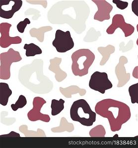 Leopard skin seamless pattern. Cheetah fur wallpaper. For fabric design, textile print, wrapping, cover. Vector illustration.. Leopard skin seamless pattern. Cheetah fur wallpaper.