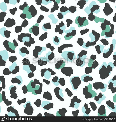 Leopard skin seamless pattern texture repeat. Abstract animal fur wallpaper. Concept trendy fabric design. Leopard skin seamless pattern texture repeat. Abstract animal fur wallpaper.