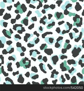 Leopard skin seamless pattern texture repeat. Abstract animal fur wallpaper. Concept trendy fabric design. Leopard skin seamless pattern texture repeat. Abstract animal fur wallpaper.