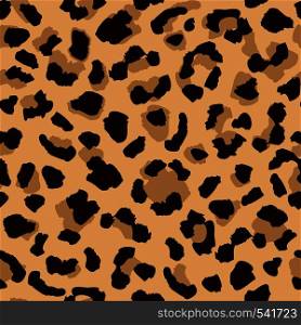 Leopard skin seamless pattern texture repeat. Abstract animal fur wallpaper. Contemporary backdrop. Wild african cats repeat illustration. Concept trendy fabric textile design. Leopard skin seamless pattern texture repeat. Abstract animal fur wallpaper. Contemporary backdrop.