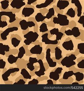 Leopard skin seamless pattern. Wild cat texture repeat. Abstract animal fur wallpaper. Contemporary backdrop. Concept trendy fabric textile design. Leopard skin seamless pattern. Wild cat texture repeat.