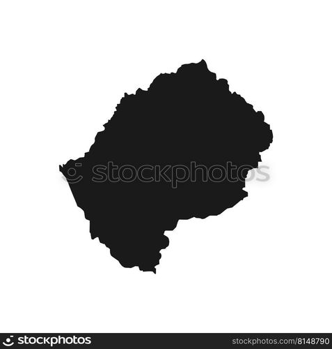 Lesotho map icon vector illustration design