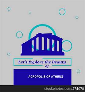 Let's Explore the beauty of Acropolis of Athens , Greece National Landmarks